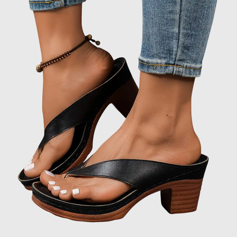 Gianna Orthopedic Sandals With Ergonomic Footbed And Arch Support by Selouva