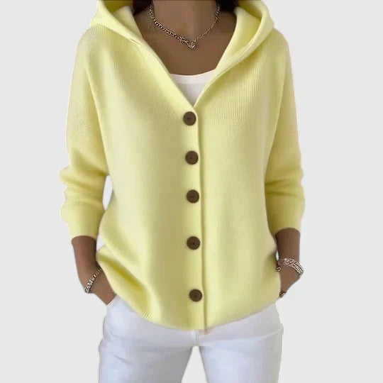 Women's Cardigan Hooded Relaxed Fit by Selouva