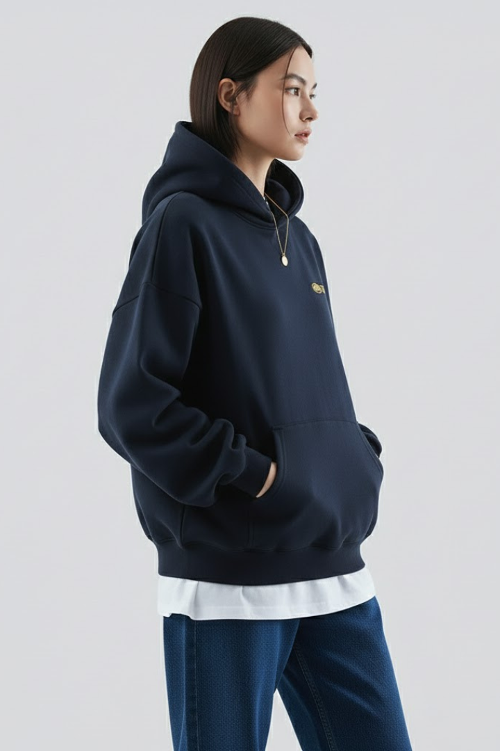 Fiona Women's Hoodie With Front Print And Pullover Design by Selouva