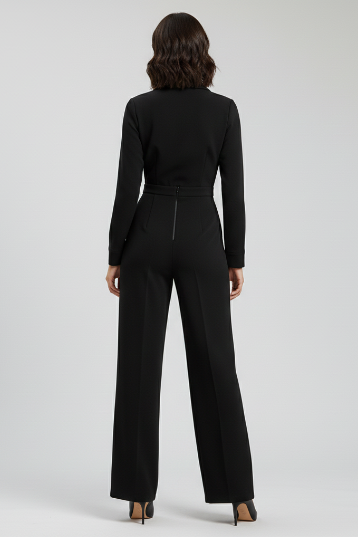 Women's Jumpsuit Collared for Work by Selouva