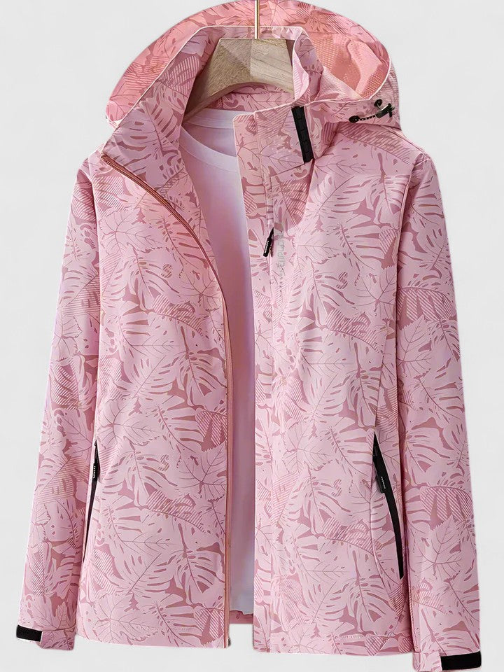 Women's Lightweight Jacket with Removable Hood for Outdoors by Selouva