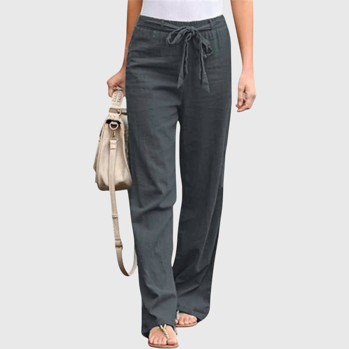 Loreen Lightweight Pants With Relaxed Fit For Everyday Comfort by Selouva