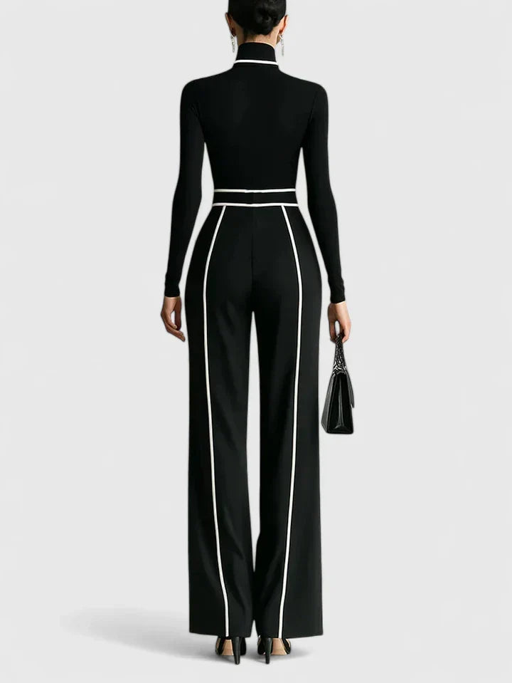 Women's Turtleneck Two Piece Set by Selouva