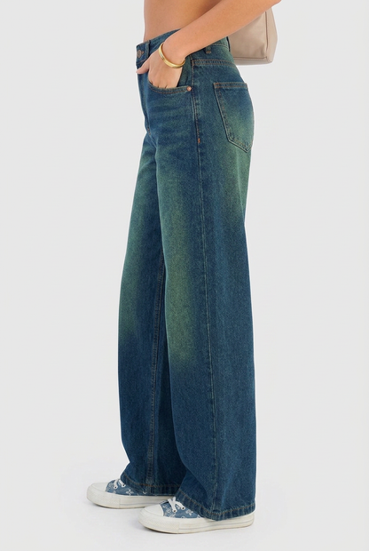 Marem Womens Baggy Denim Jeans With Relaxed Fit For Casual Wear by Selouva
