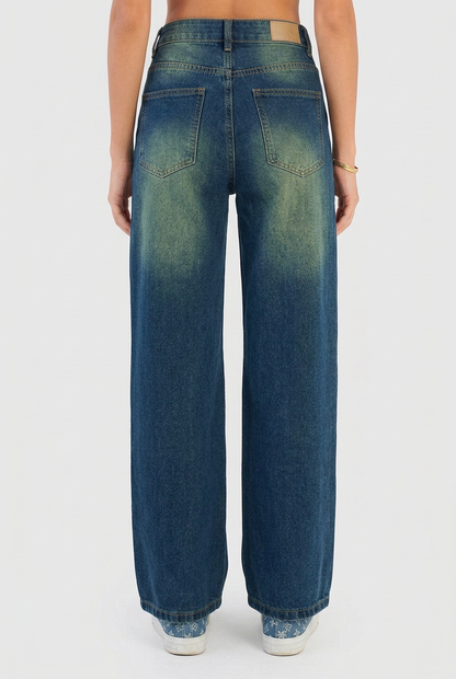 Marem Womens Baggy Denim Jeans With Relaxed Fit For Casual Wear by Selouva