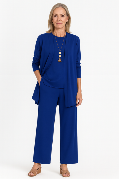 Women's 3-Piece Set with Top Cardigan by Selouva