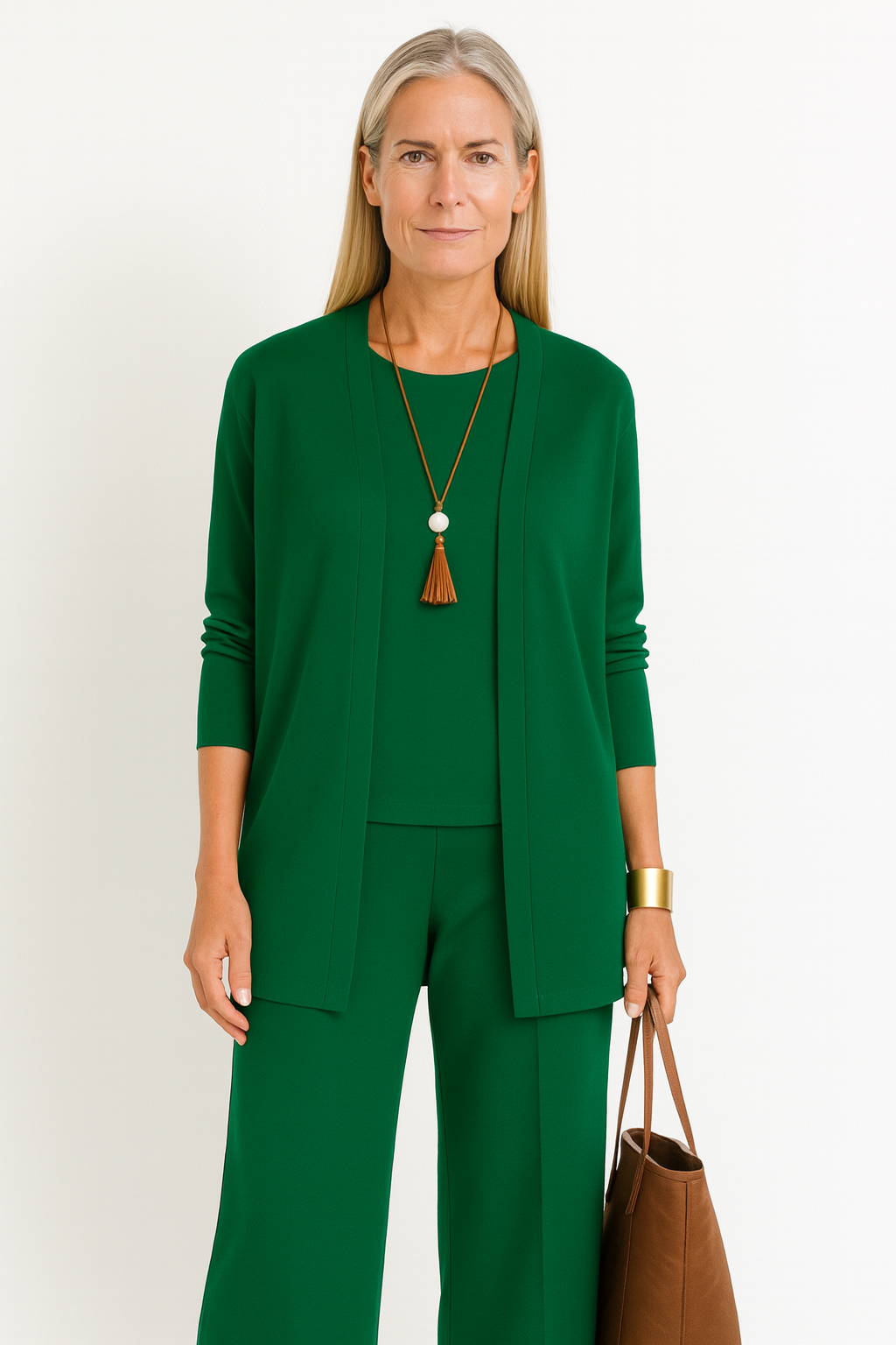 Women's 3-Piece Set with Top Cardigan by Selouva