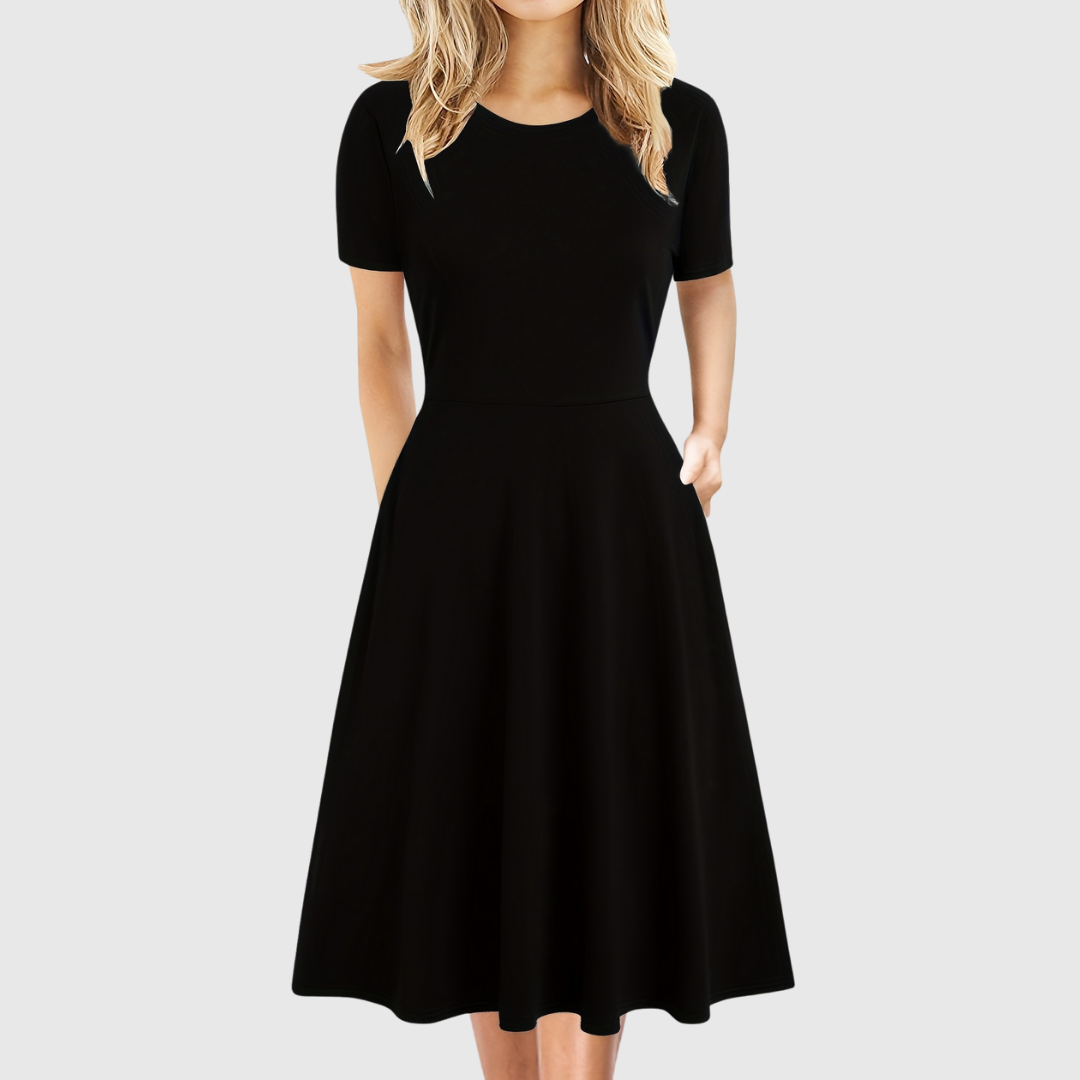 Evelyn Quinn | Retro A-Line Summer Dress by Selouva