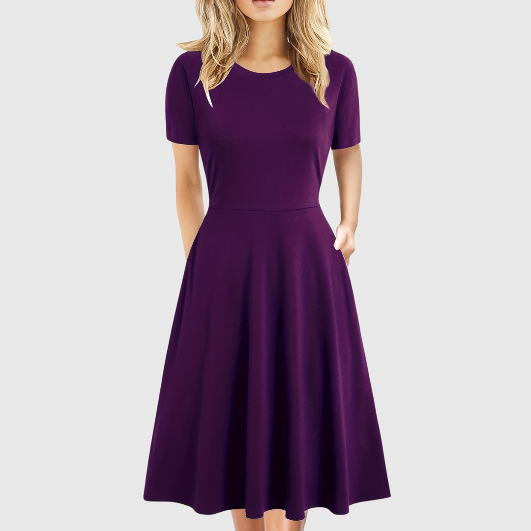Evelyn Quinn | Retro A-Line Summer Dress by Selouva