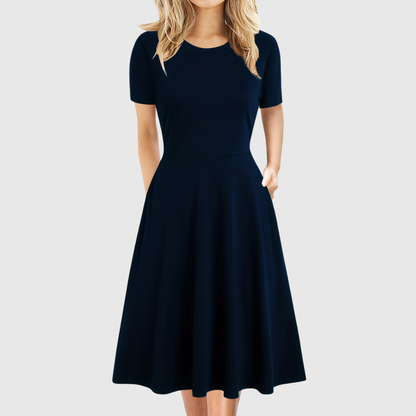 Evelyn Quinn | Retro A-Line Summer Dress by Selouva