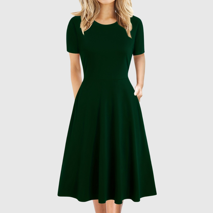Evelyn Quinn | Retro A-Line Summer Dress by Selouva