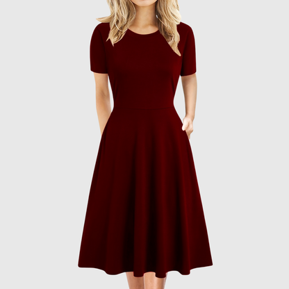 Evelyn Quinn | Retro A-Line Summer Dress by Selouva