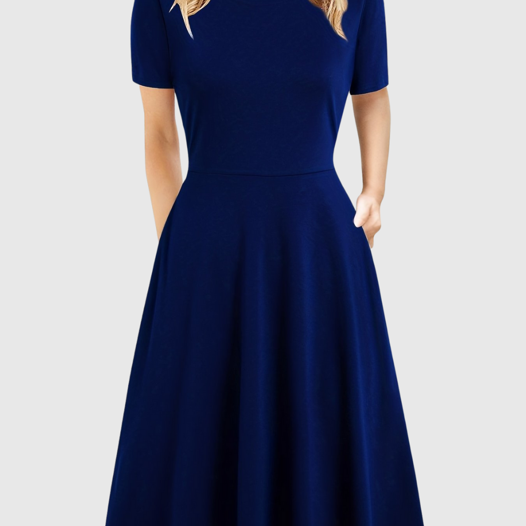 Evelyn Quinn | Retro A-Line Summer Dress by Selouva
