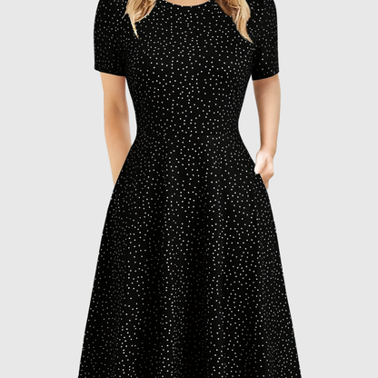 Evelyn Quinn | Retro A-Line Summer Dress by Selouva