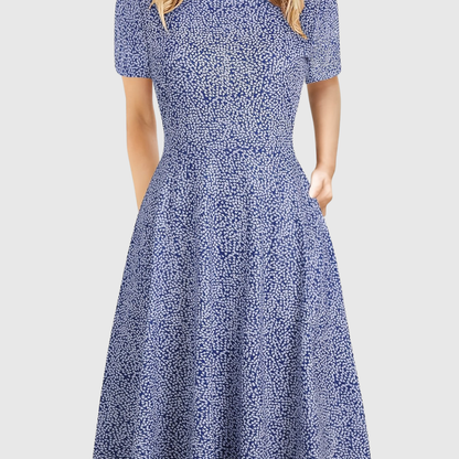 Evelyn Quinn | Retro A-Line Summer Dress by Selouva