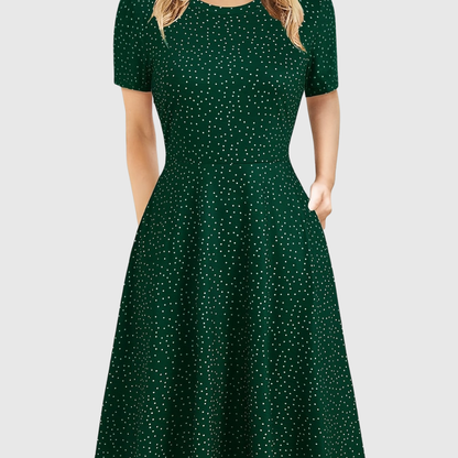 Evelyn Quinn | Retro A-Line Summer Dress by Selouva