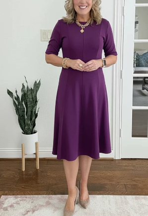 Evelyn Quinn | Retro A-Line Summer Dress by Selouva