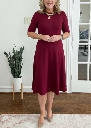 Evelyn Quinn | Retro A-Line Summer Dress by Selouva