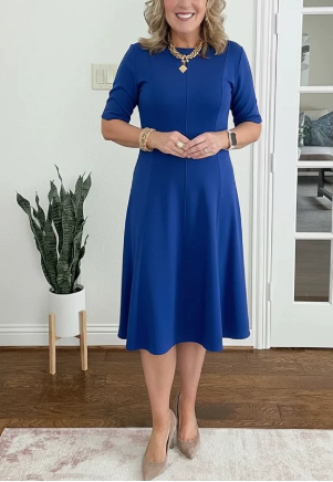Evelyn Quinn | Retro A-Line Summer Dress by Selouva