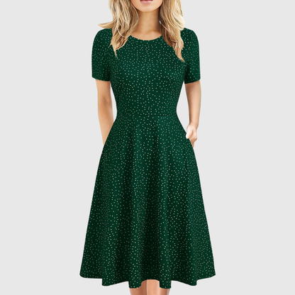Evelyn Quinn | Retro A-Line Summer Dress by Selouva
