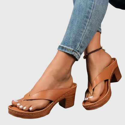 Gianna Orthopedic Sandals With Ergonomic Footbed And Arch Support by Selouva