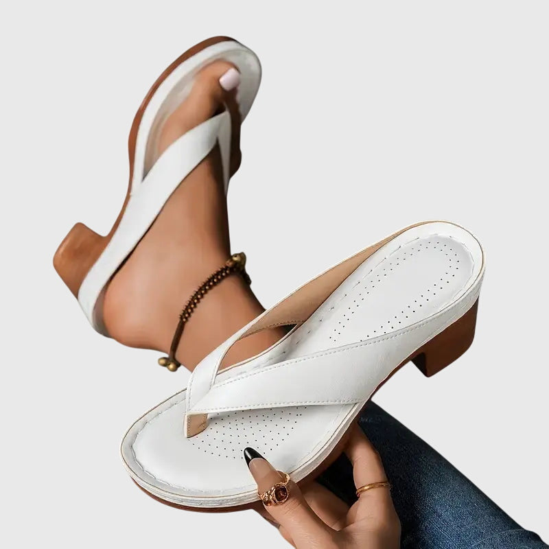 Gianna Orthopedic Sandals With Ergonomic Footbed And Arch Support by Selouva