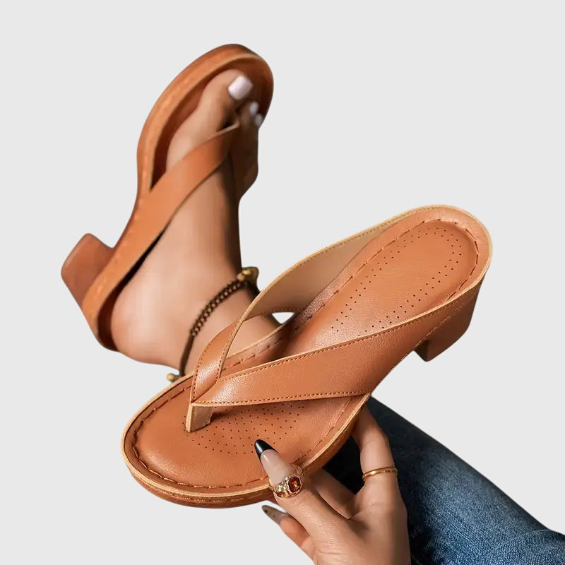 Gianna Orthopedic Sandals With Ergonomic Footbed And Arch Support by Selouva