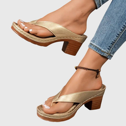 Gianna Orthopedic Sandals With Ergonomic Footbed And Arch Support by Selouva