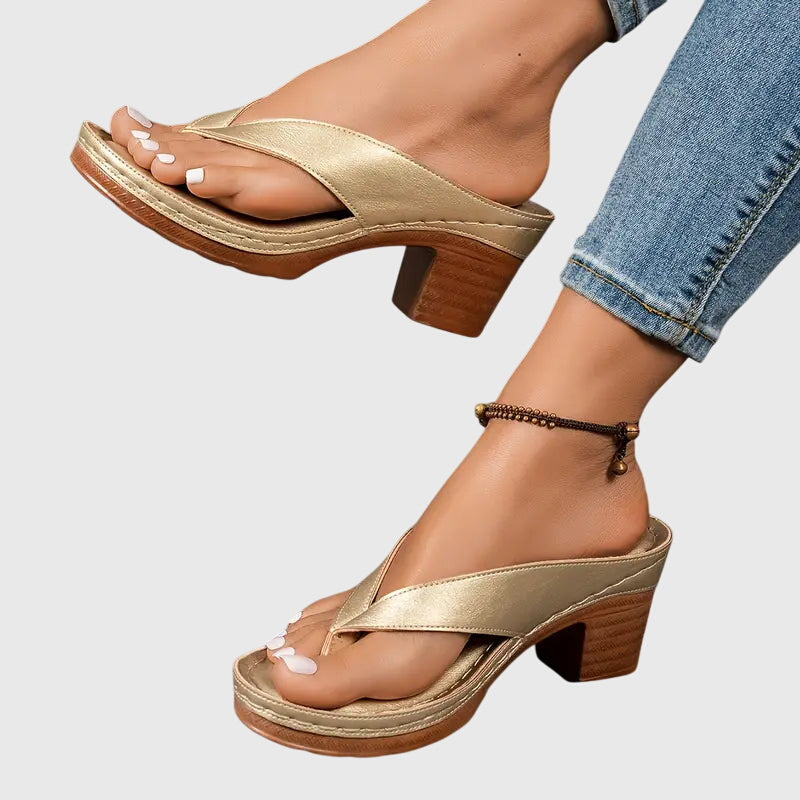 Gianna Orthopedic Sandals With Ergonomic Footbed And Arch Support by Selouva