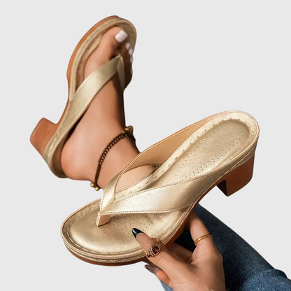 Gianna Orthopedic Sandals With Ergonomic Footbed And Arch Support by Selouva