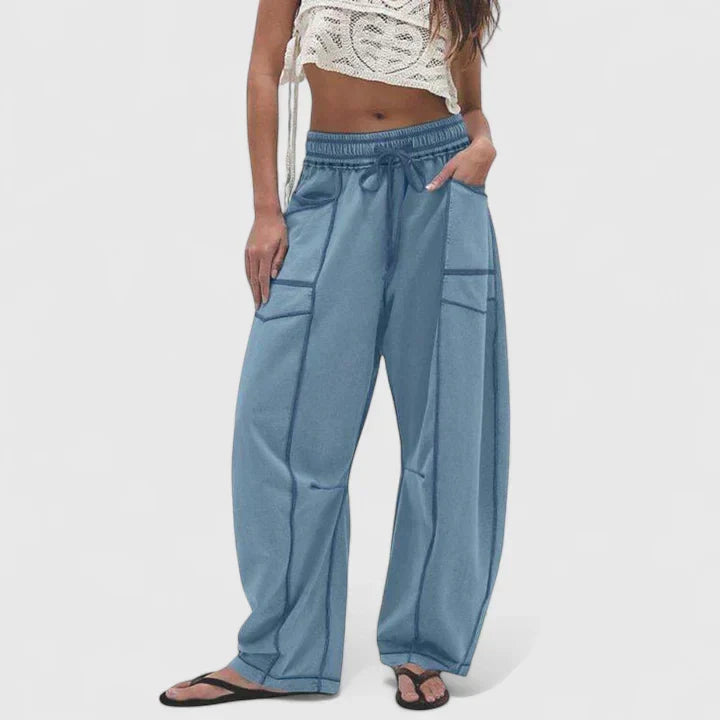 Camrynnne Comfortable Baggy Pants For Lounge And Active Wear by Selouva