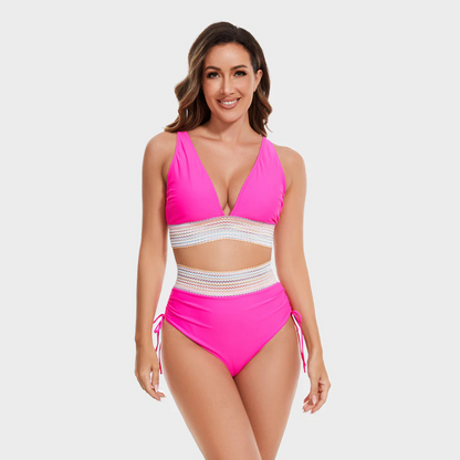 Women's Bikini Set with Crochet for Pool by Selouva