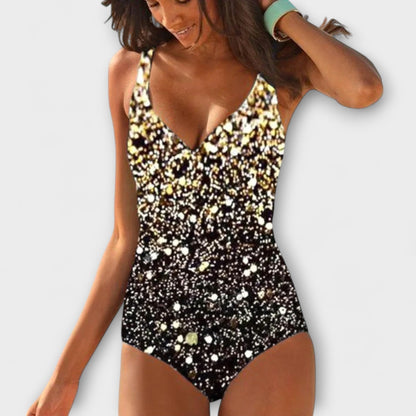 Women's Bikini with Black-White Pattern by Selouva