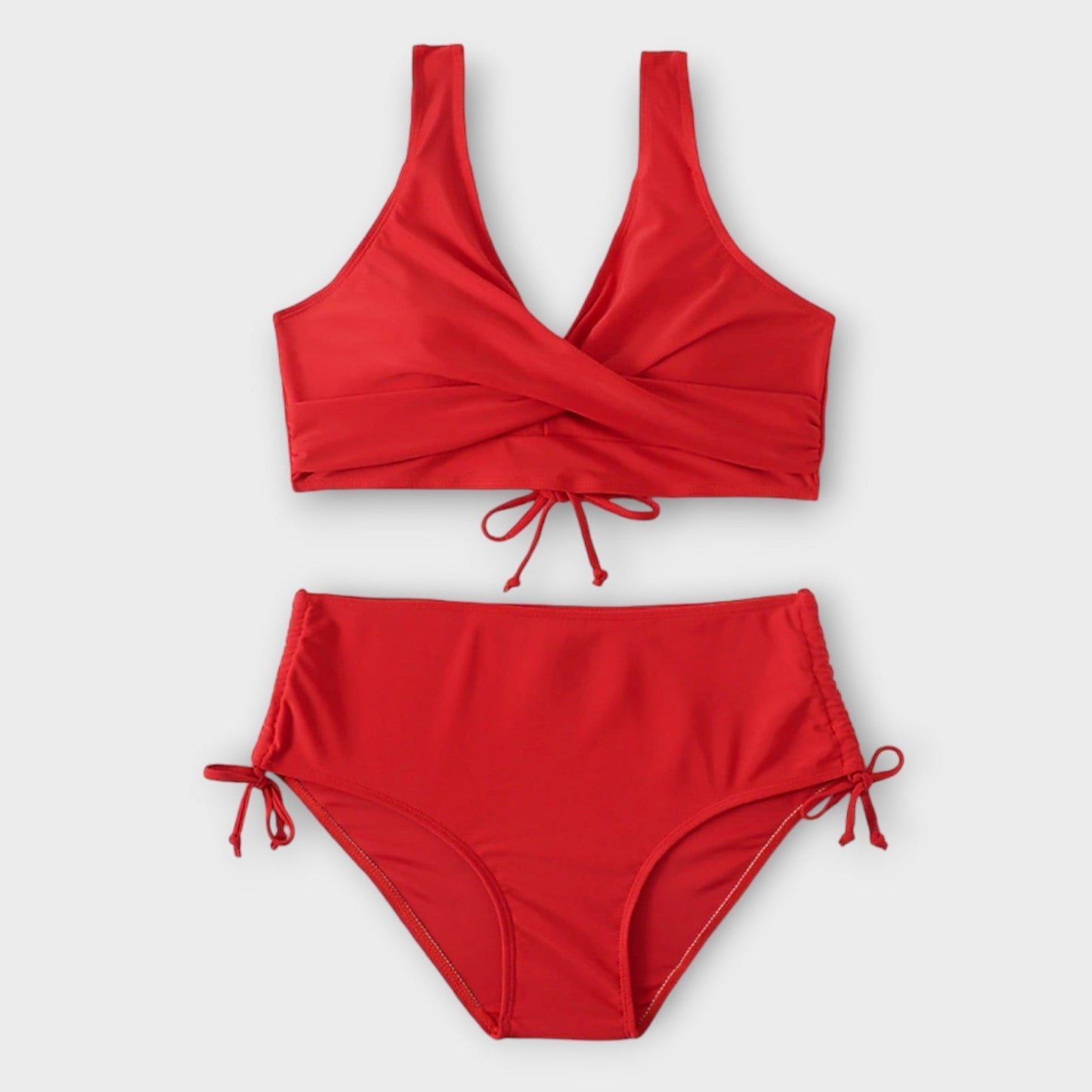 Women's Bikini with Ruched Sides by Selouva