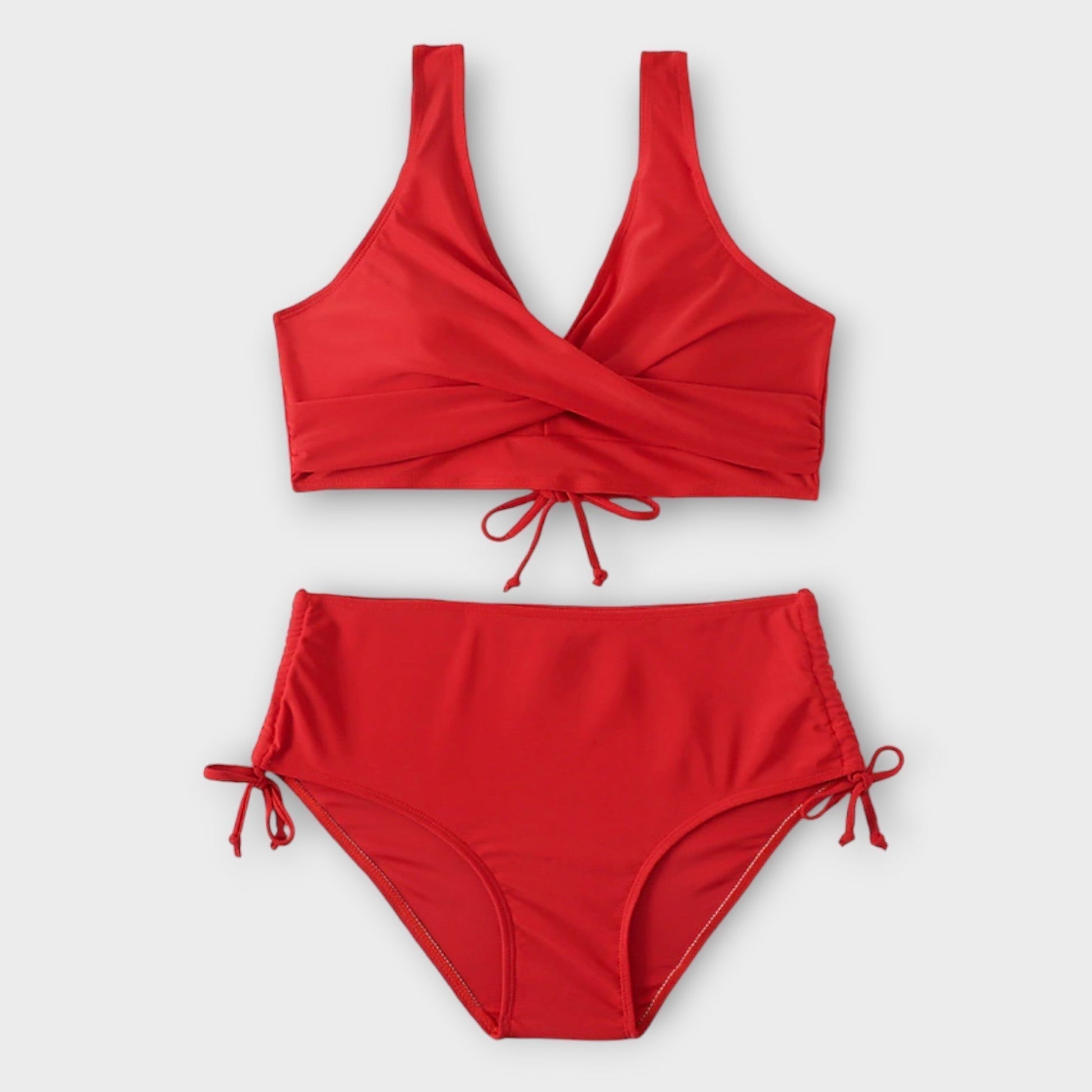 Women's Bikini with Ruched Sides by Selouva