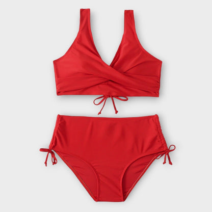Women's Bikini with Ruched Sides by Selouva