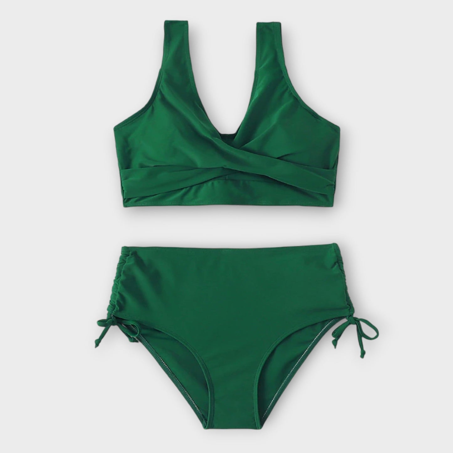 Women's Bikini with Ruched Sides by Selouva