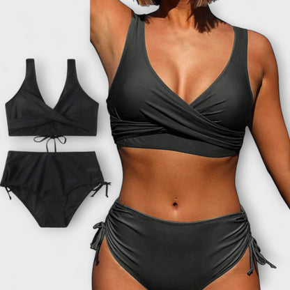 Women's Bikini with Ruched Sides by Selouva