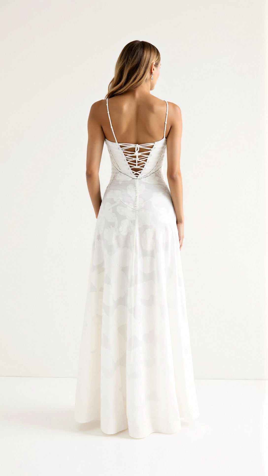 Lauren | Women’s Wedding Guest Dress Bustier Maxi Dress by Selouva