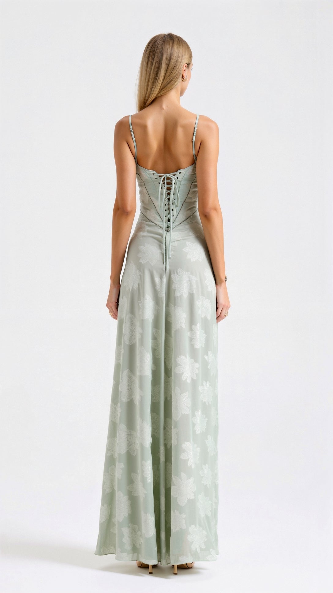 Lauren | Women’s Wedding Guest Dress Bustier Maxi Dress by Selouva