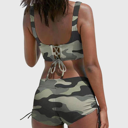Women's Camouflage Bikini Set Comfy Fit by Selouva