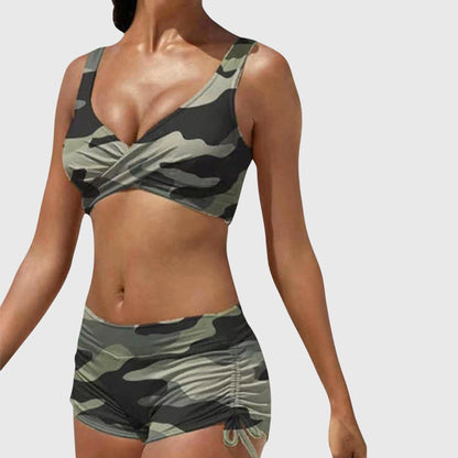 Women's Camouflage Bikini Set Comfy Fit by Selouva