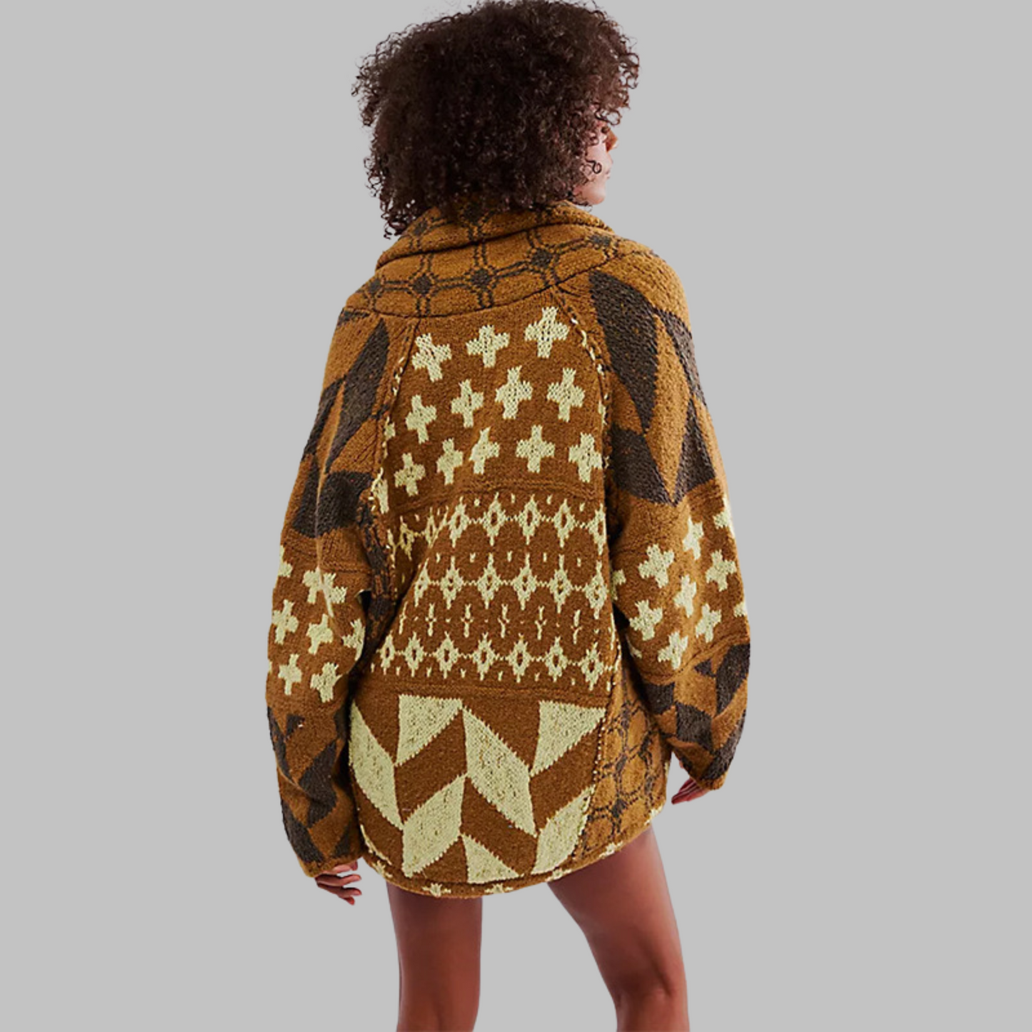 Women's Cardigan Button-Down Loose by Selouva