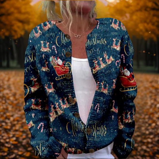 Women's Cardigan Cozy Autumn Knit by Selouva