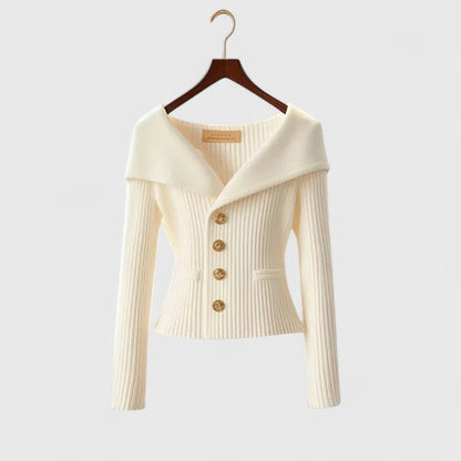 Women's Cardigan Elegant Knit Cozy by Selouva