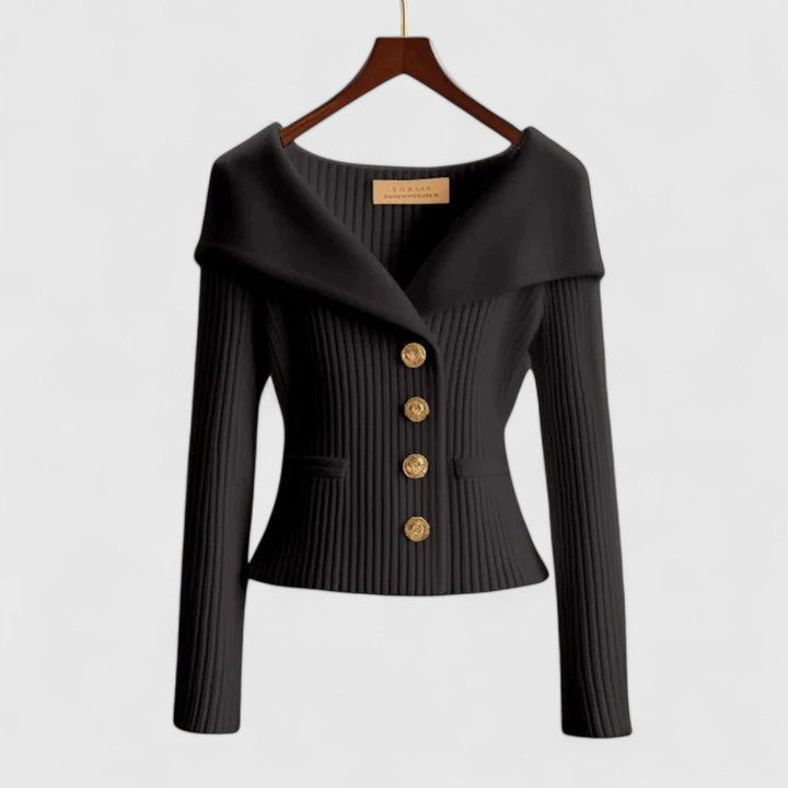 Women's Cardigan Elegant Knit Cozy by Selouva