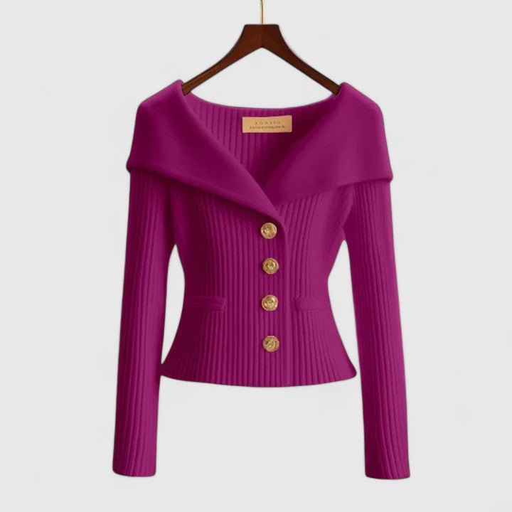 Women's Cardigan Elegant Knitwear by Selouva