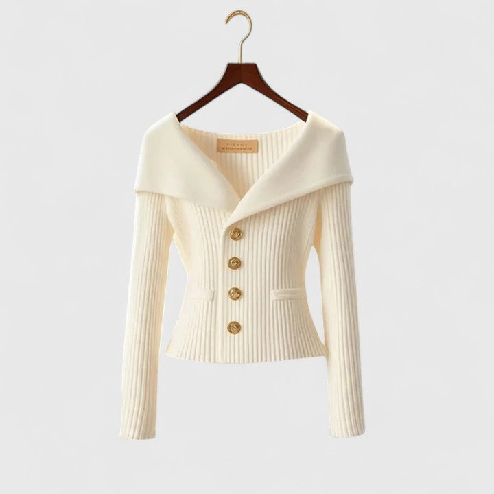 Women's Cardigan Elegant Knitwear by Selouva