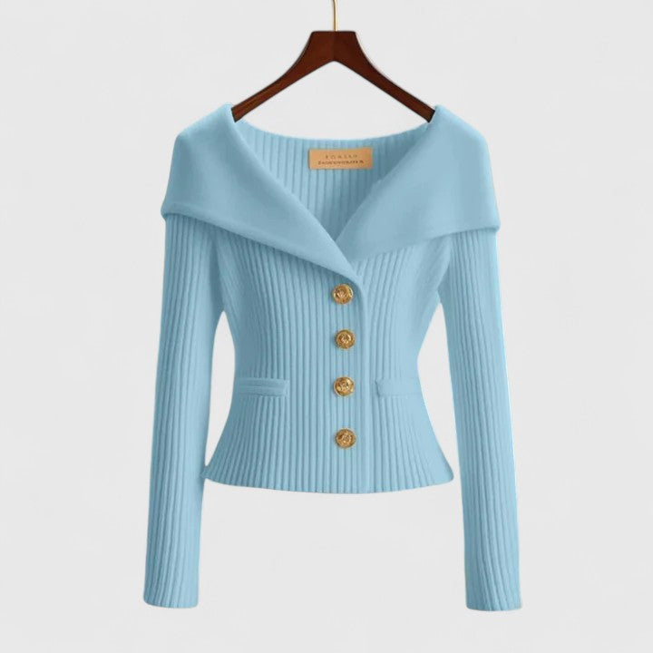Women's Cardigan Elegant Knitwear by Selouva