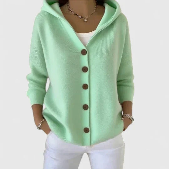 Women's Cardigan Hooded Relaxed Fit by Selouva